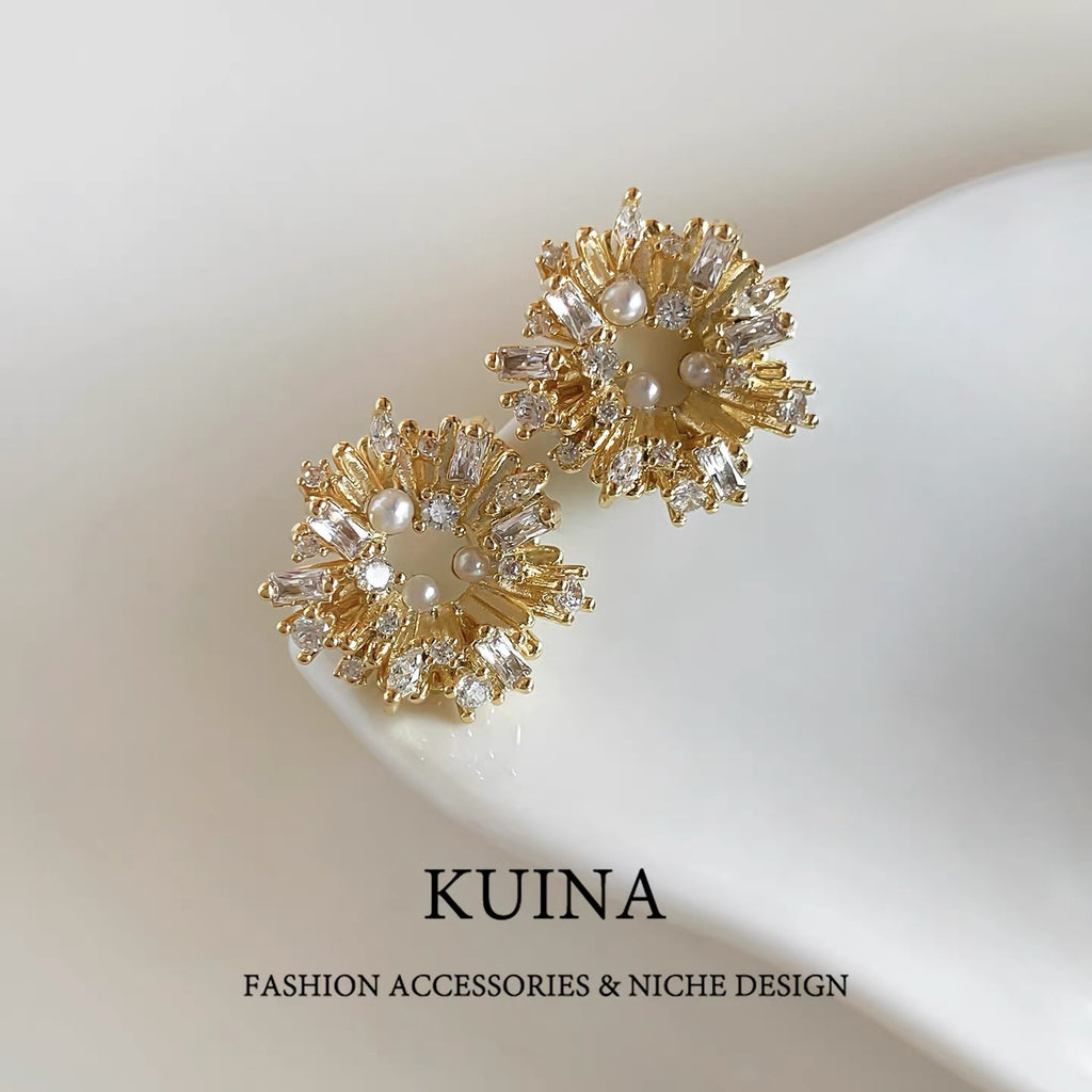 Golden Bloom Earrings