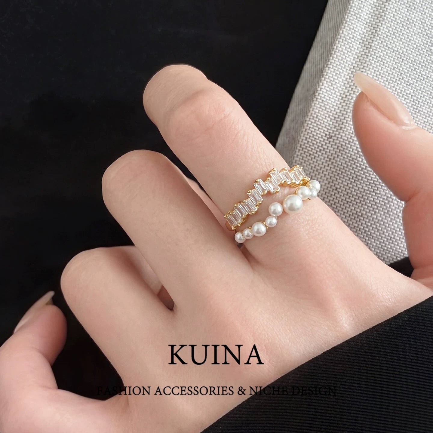 Aurora Pearl Ring