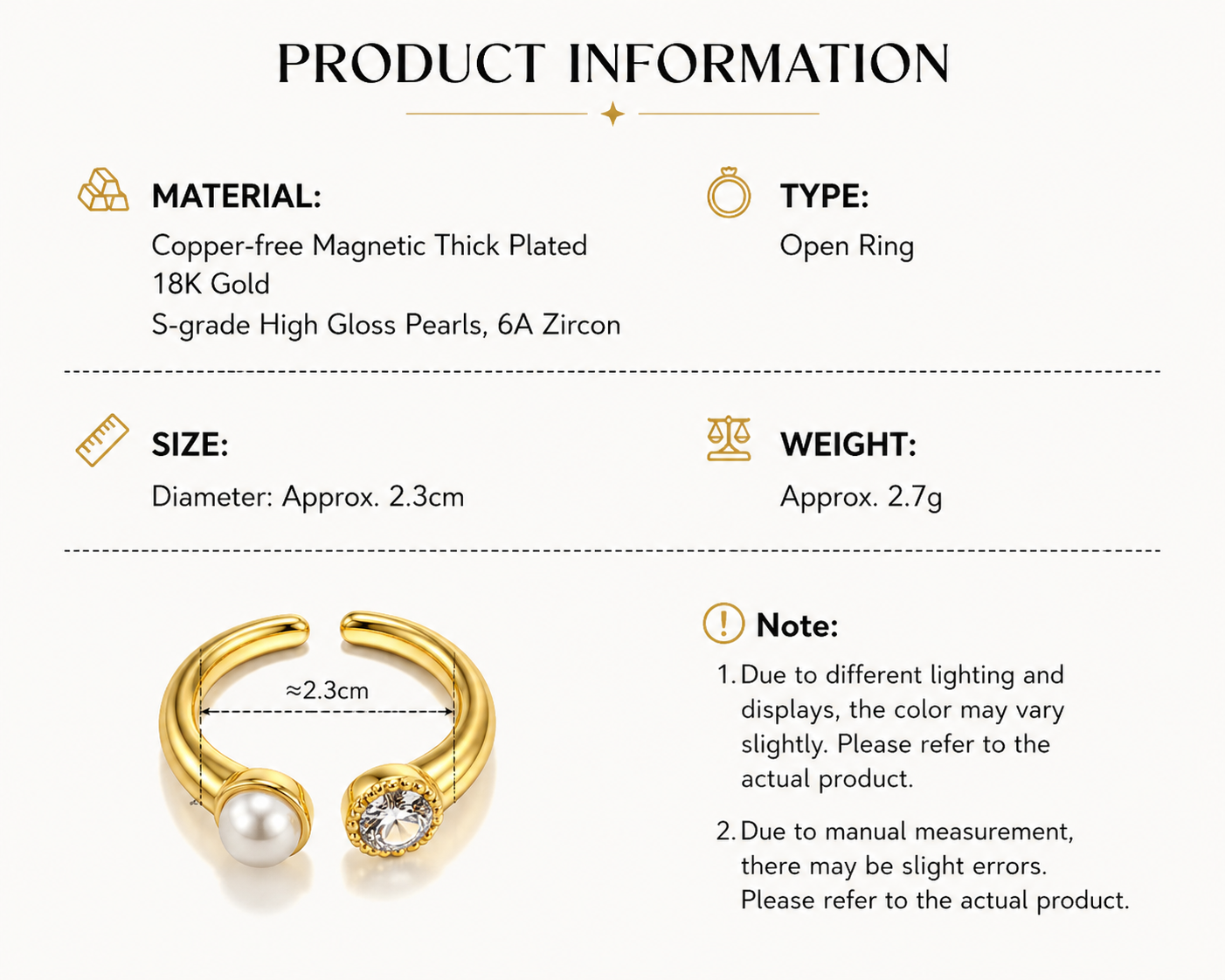 Aurora Pearl Ring